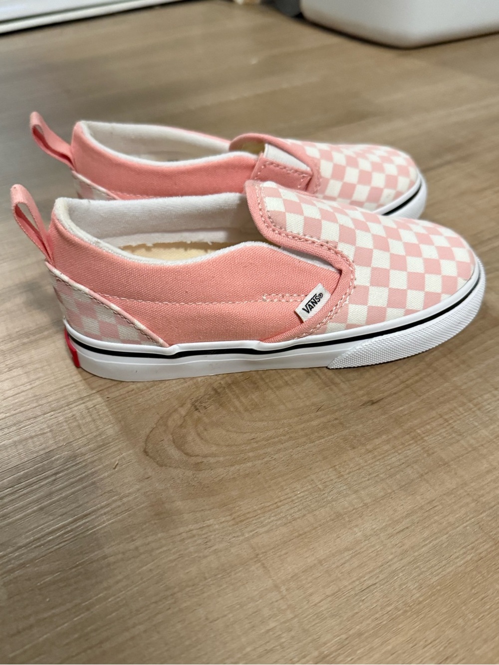 Vans Toddler Classic Slip-On V Checkerboard Shoe 10T - Picture 4 of 6